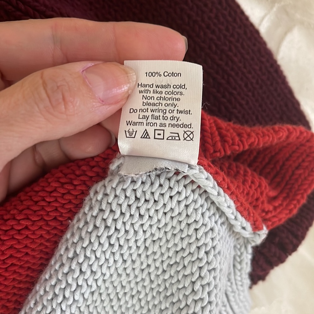 Madewell Color-Block Sweater Top - image 8